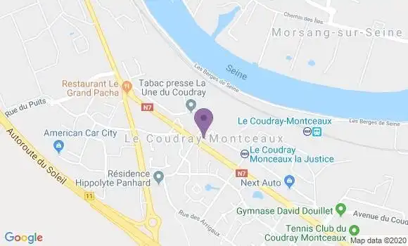 Localisation Mtre Minot Bertrand