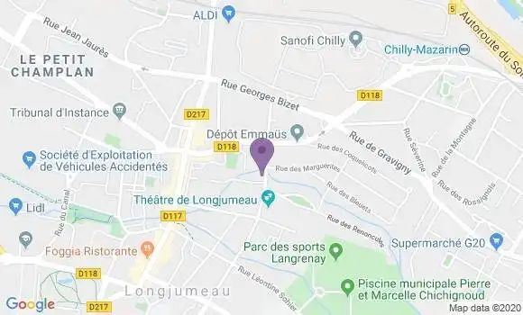 Localisation Mtre Ramisse Isabelle