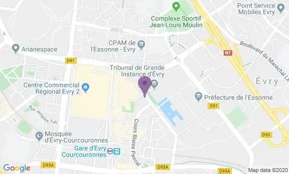 Localisation Mtre Salomon Ariane