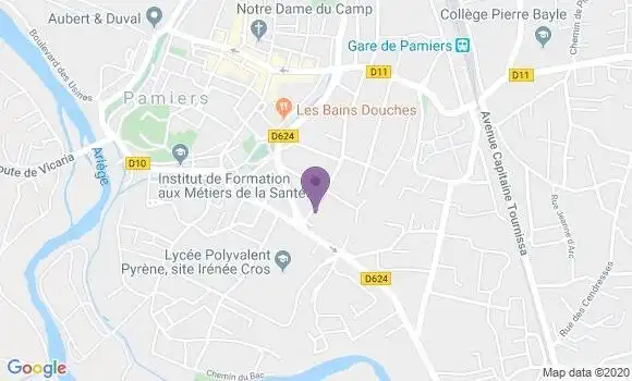 Localisation Mtre Bricard Sophie