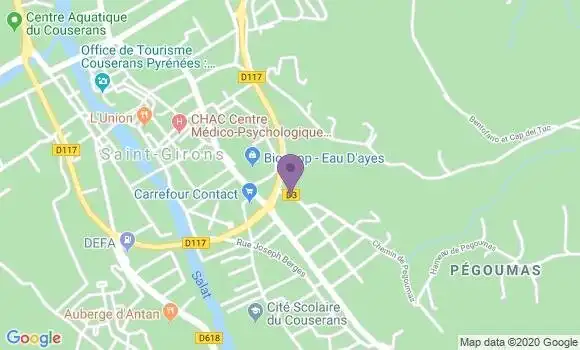 Localisation Mtre Rieu Sylvie