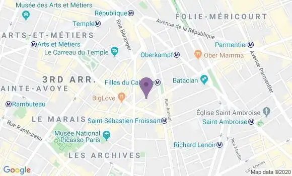Localisation Mtre Coelho Carina