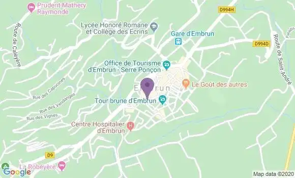 Localisation Mtre Berlanger Sergi