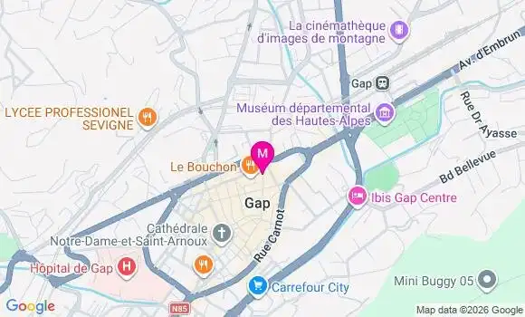 Localisation Mtre Duratti Aline