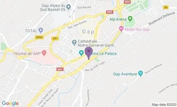 Localisation Mtre Pellegrin Corinne