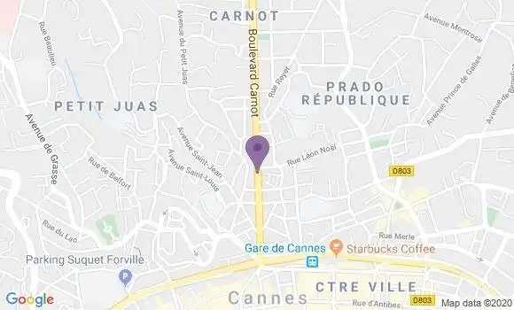 Localisation Mtre Aude François