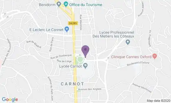 Localisation Mtre Azam Isabelle