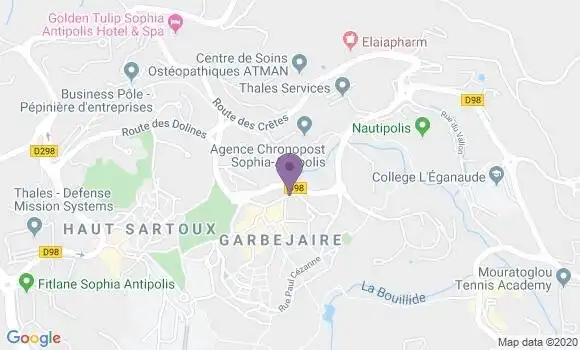 Localisation Mtre Bagnouls Nicolas