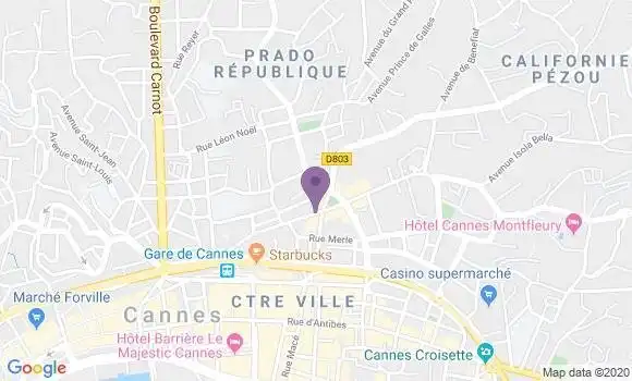Localisation Mtre Banere Franck