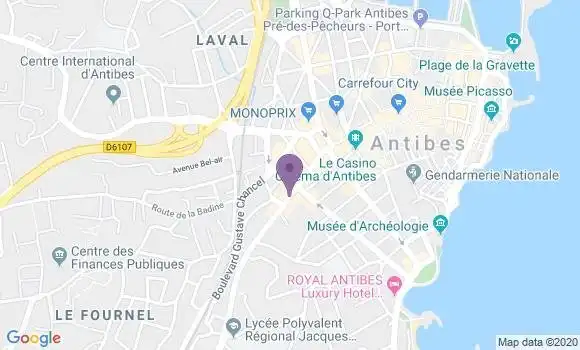 Localisation Mtre Berilloux Lucien