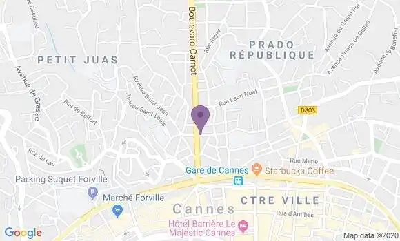 Localisation Mtre Bricco Sophie
