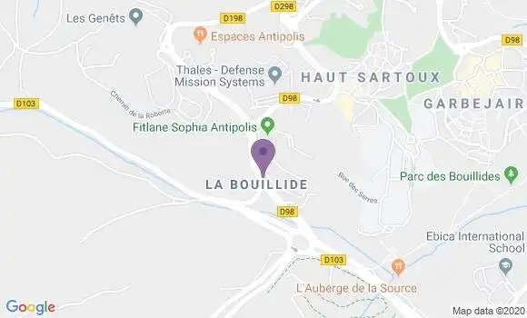Localisation Mtre Canac Jean