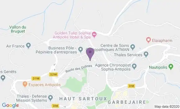 Localisation Mtre Collado Fabien