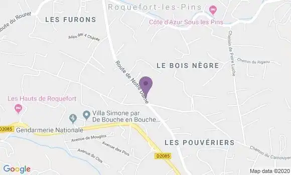 Localisation Mtre Corinaldesi Chantal