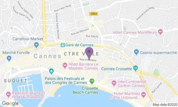 Localisation Mtre Debette Sophie