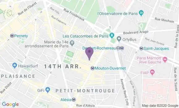 Localisation Mtre Lombard Elizabeth