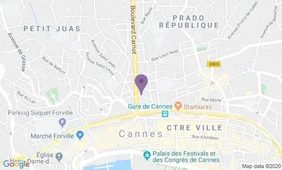 Localisation Mtre Fabre Frédérique