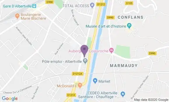 Localisation Mtre Bodecher Maurice