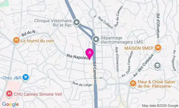 Localisation Mtre Lauga Claude