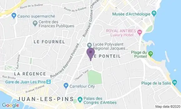Localisation Mtre Manoury Fabien