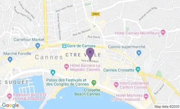 Localisation Mtre Maurel Fabrice