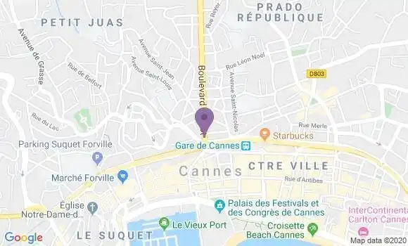 Localisation Mtre Morin Fabienne