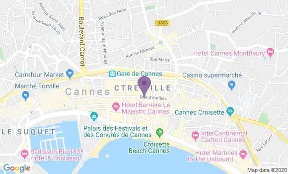 Localisation Mtre Pruniaux Fabienne