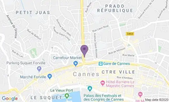 Localisation Mtre Pujol Florence