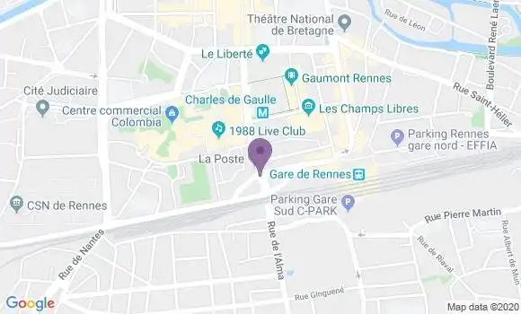 Localisation Mtre Magineau Hélène