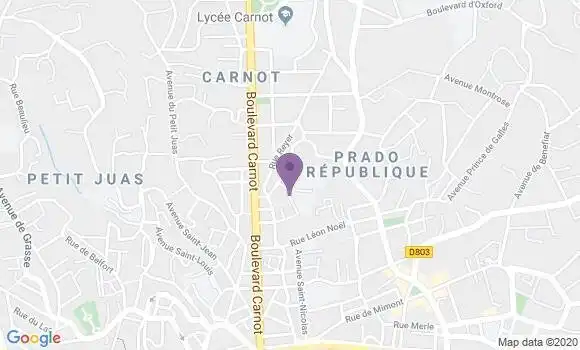 Localisation Mtre Roussin Vincent