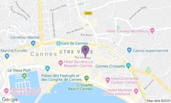 Localisation Mtre Saint Andre