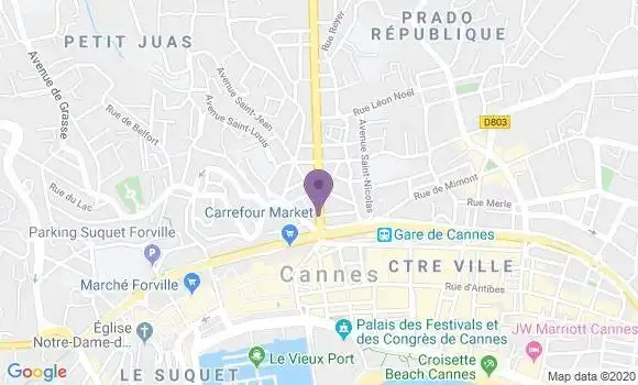 Localisation Mtre Vincent Henri