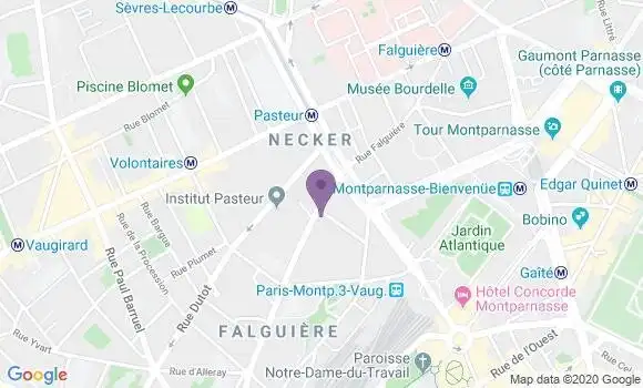 Localisation Mtre Mangin François