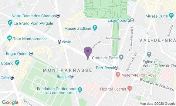Localisation Mtre Cohen Tanugi Elsa