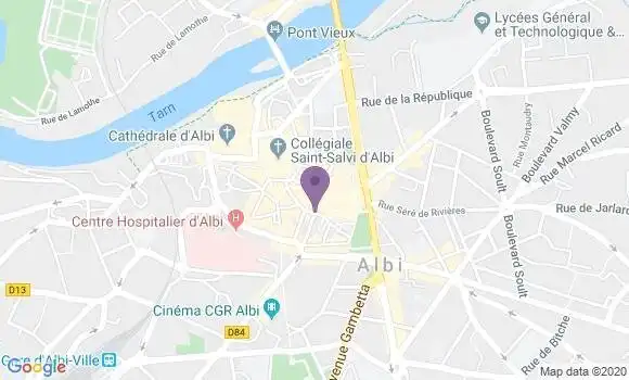 Localisation Mtre Baget Carole