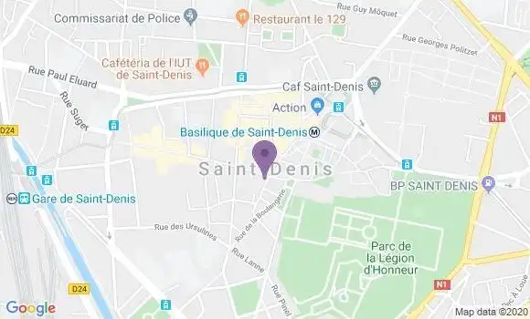 Localisation Mtre Colas Julien