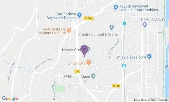 Localisation Mtre Hilaire François