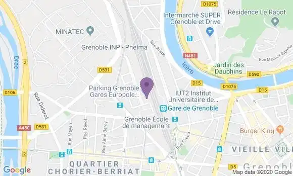 Localisation Mtre Lecomte Emilie