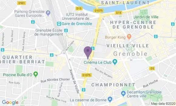 Localisation Mtre Manzoni Emmanuelle