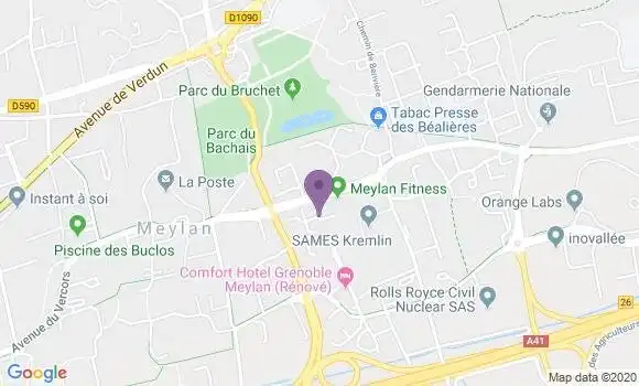 Localisation Mtre Peyret Marc