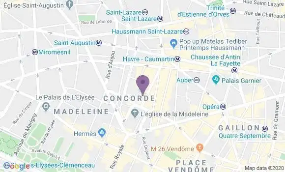 Localisation Mtre Martin Sylvain