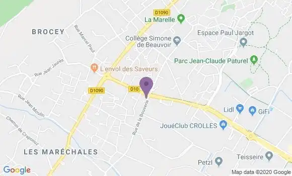 Localisation Mtre Robert Franck