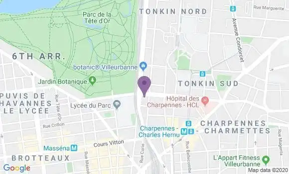 Localisation Mtre Martinez Anne Marie