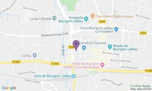 Localisation Mtre Sabatier Gabriel