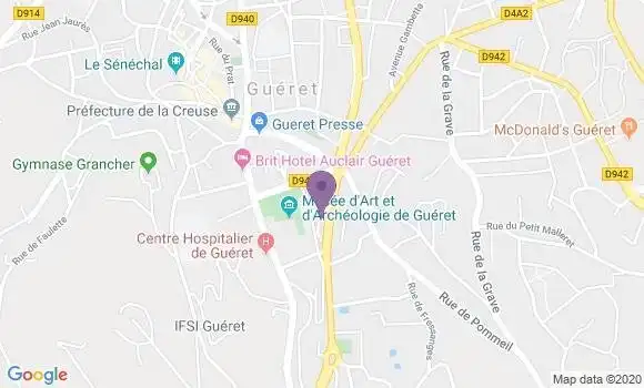 Localisation Mtre Dufraigne Stéphanie