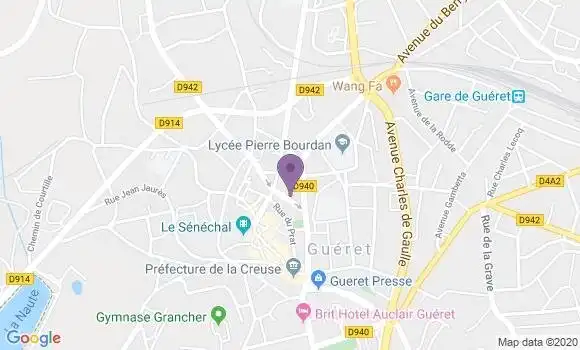 Localisation Mtre Nougues Muriel
