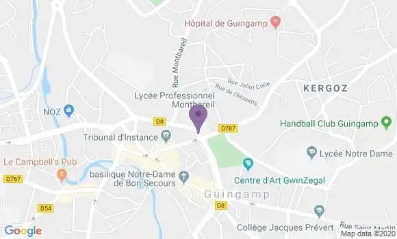 Localisation Mtre Bellein Le Bihan Brigitte