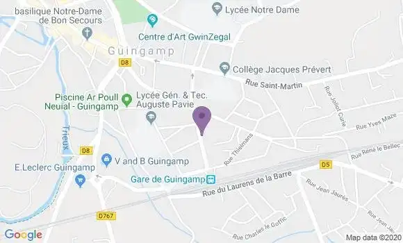 Localisation Mtre Mingam Christine