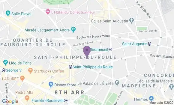 Localisation Mtre Carsin Xavier