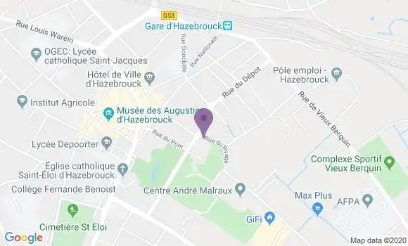 Localisation Mtre Courquin Thierry